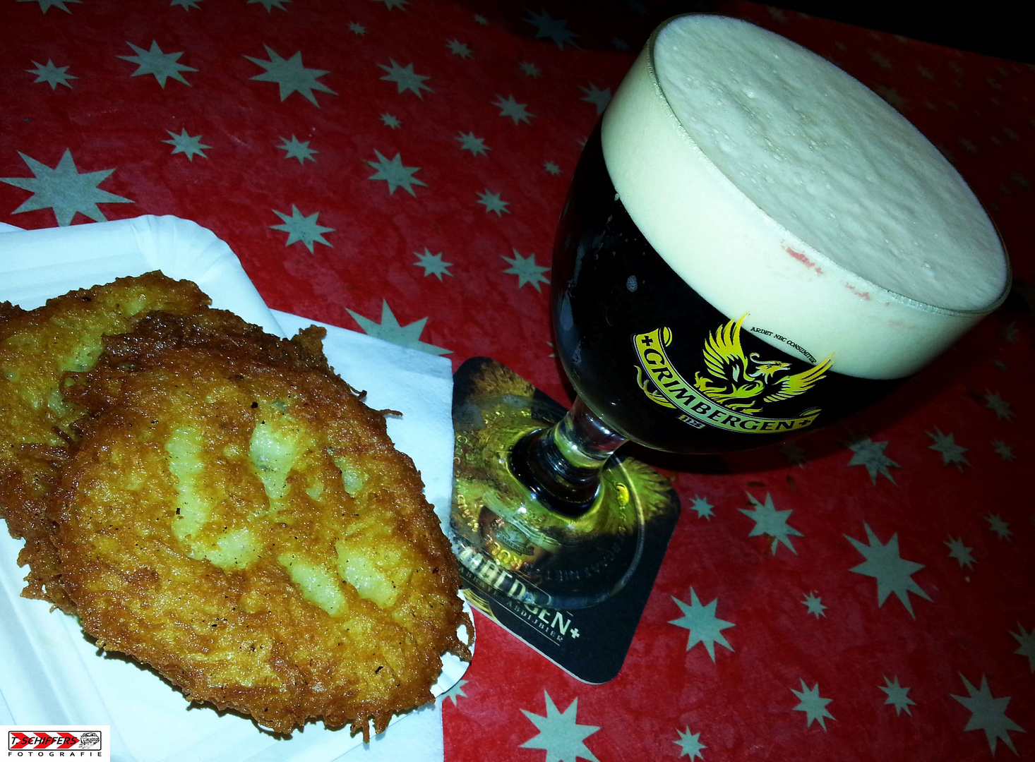 Reibekuchen & Grimbergen ... es weihnachtet sehr ...