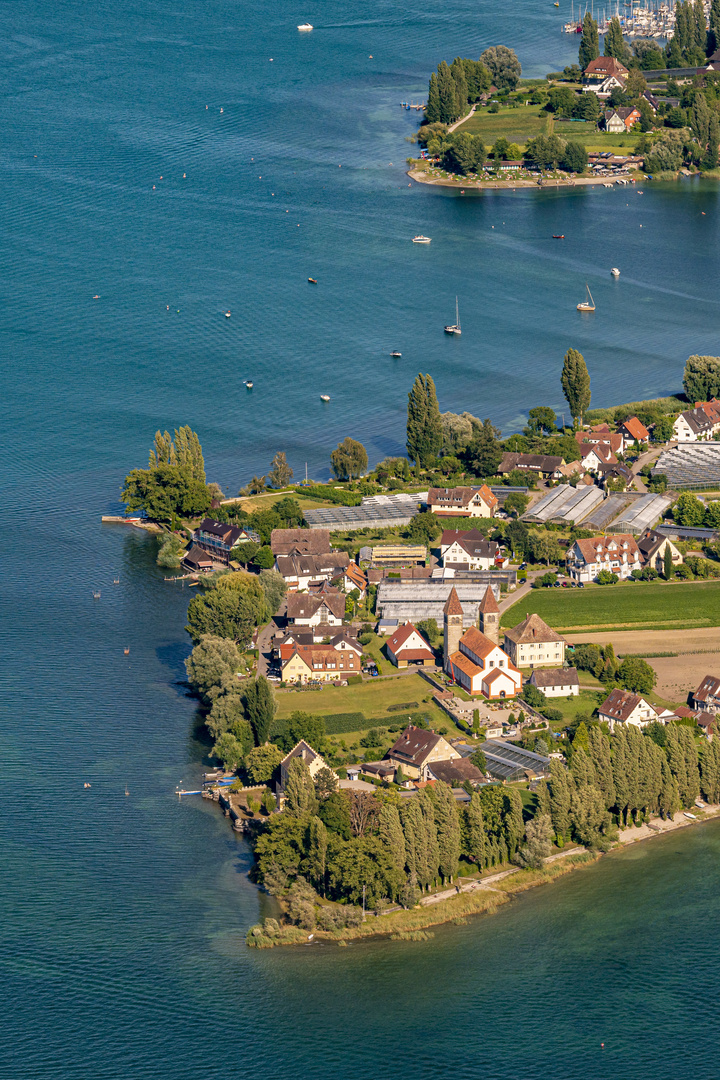 Reichenau Klosterkirche auf derr Bodensee Insel 