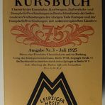 Reichs-Kursbuch 1925