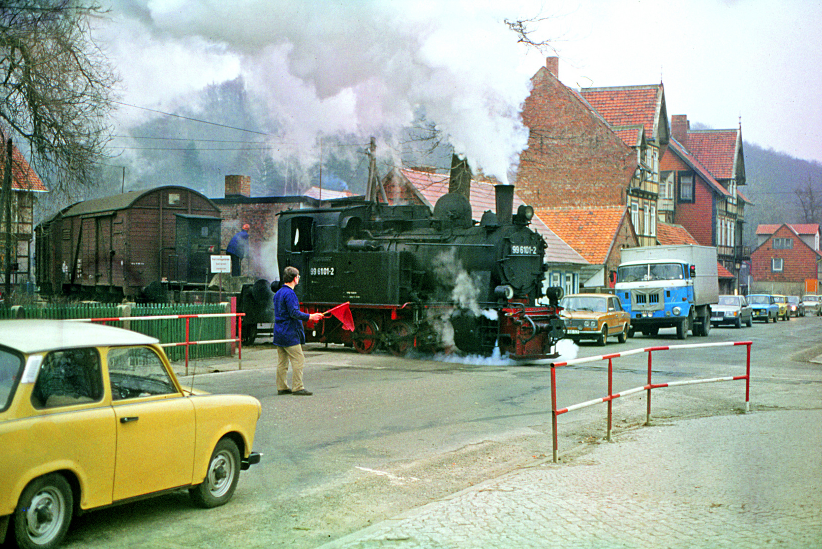 Reichsbahn-Dampf im Harz anno 1990