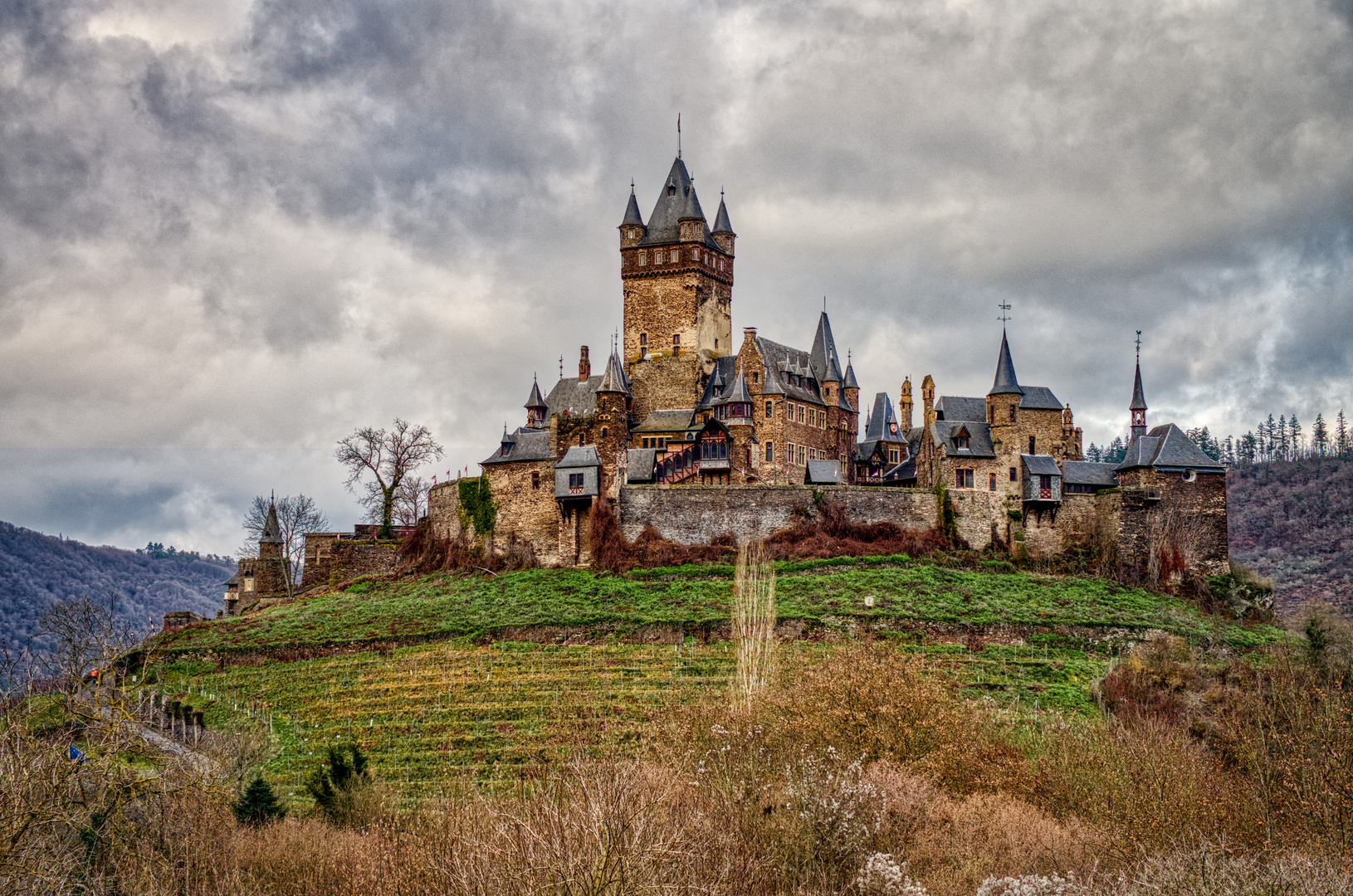 Reichsburg Cochem, HDR