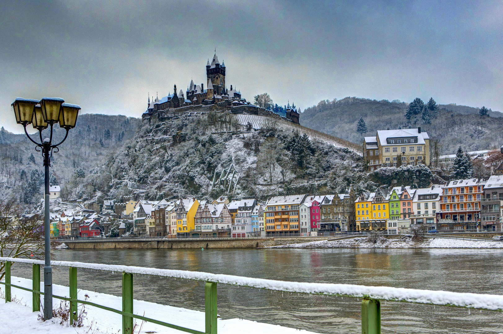 Reichsburg Cochem im Schnee