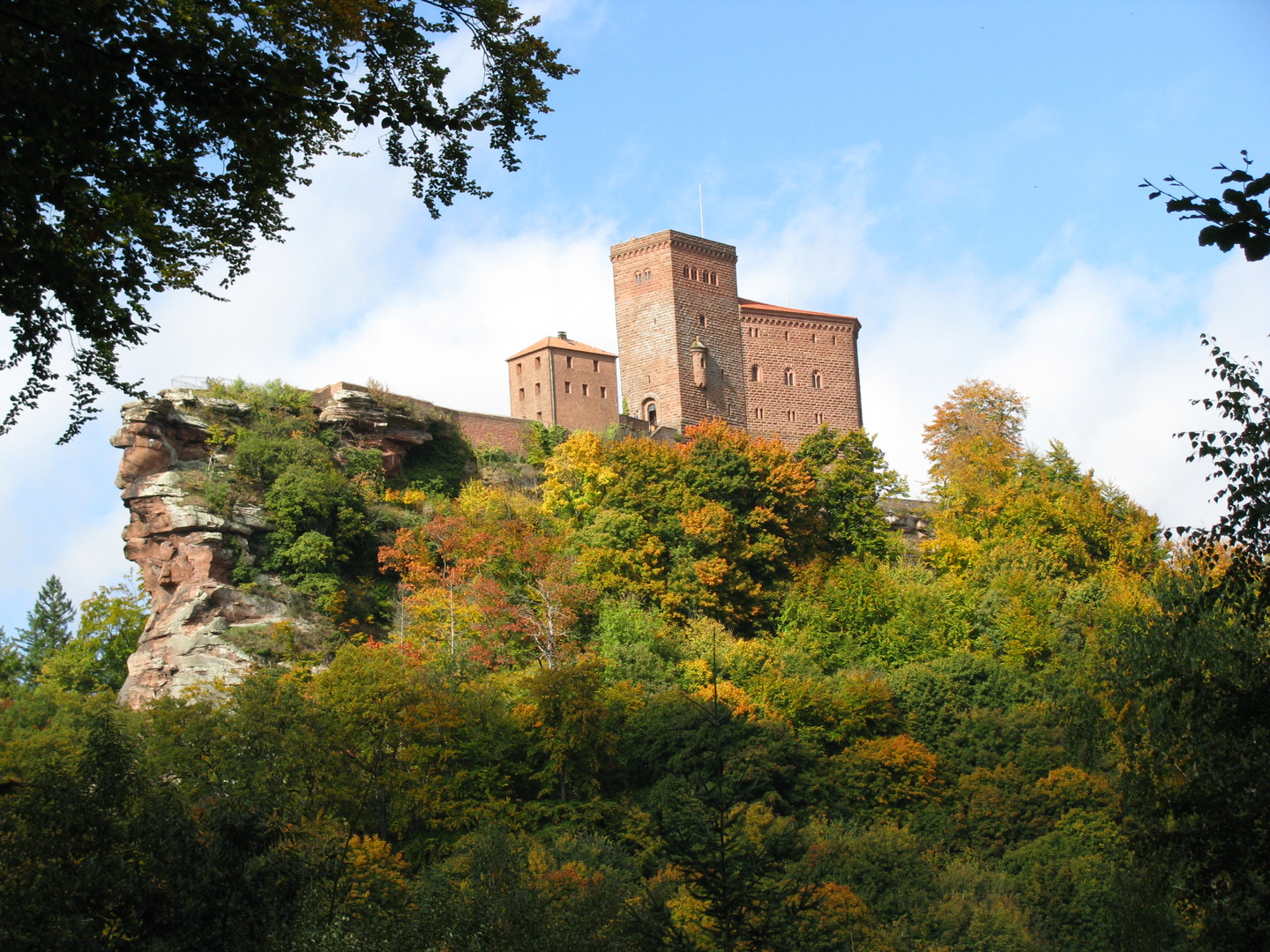 Reichsburg Trifels bei Leinsweiler, Pfalz