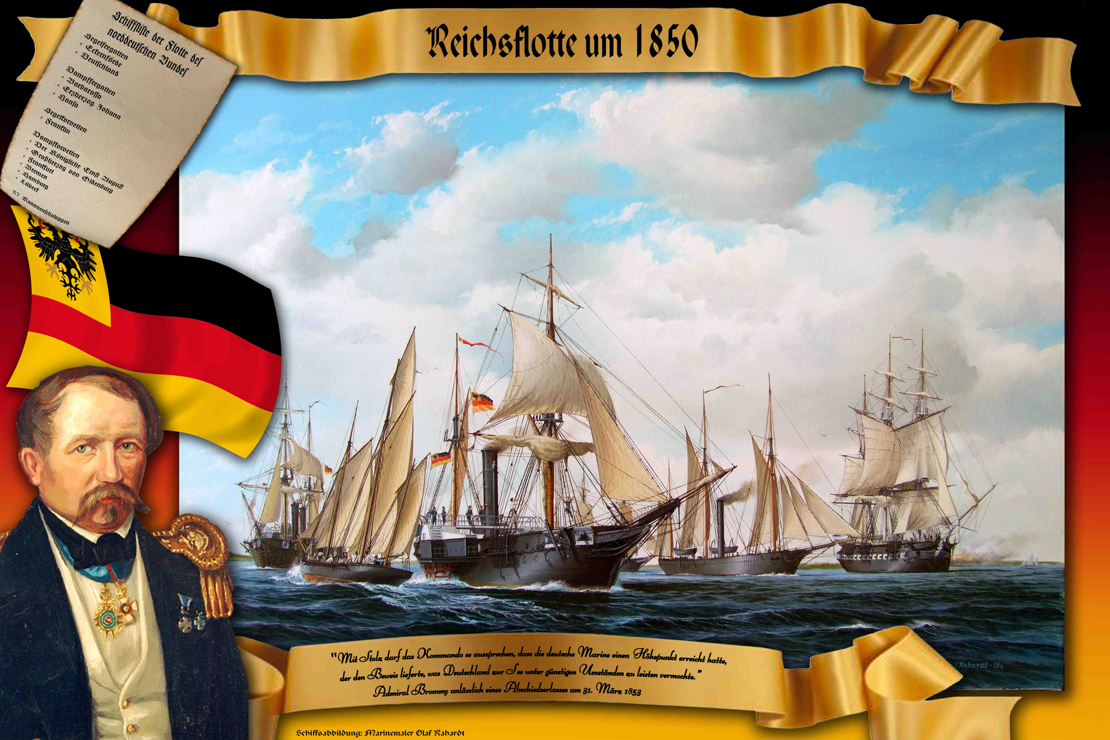 Reichsflotte um 1850