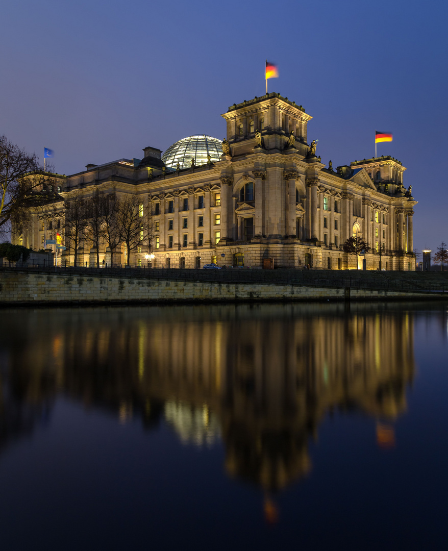 Reichstag am Abend