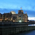 Reichstag am Abend