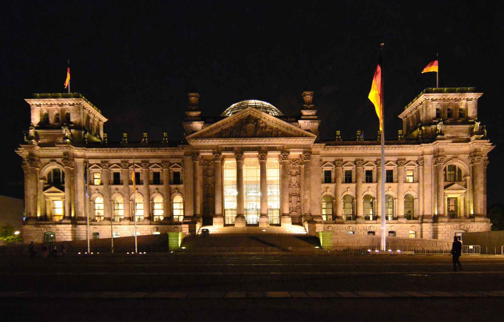 Reichstag am Abend