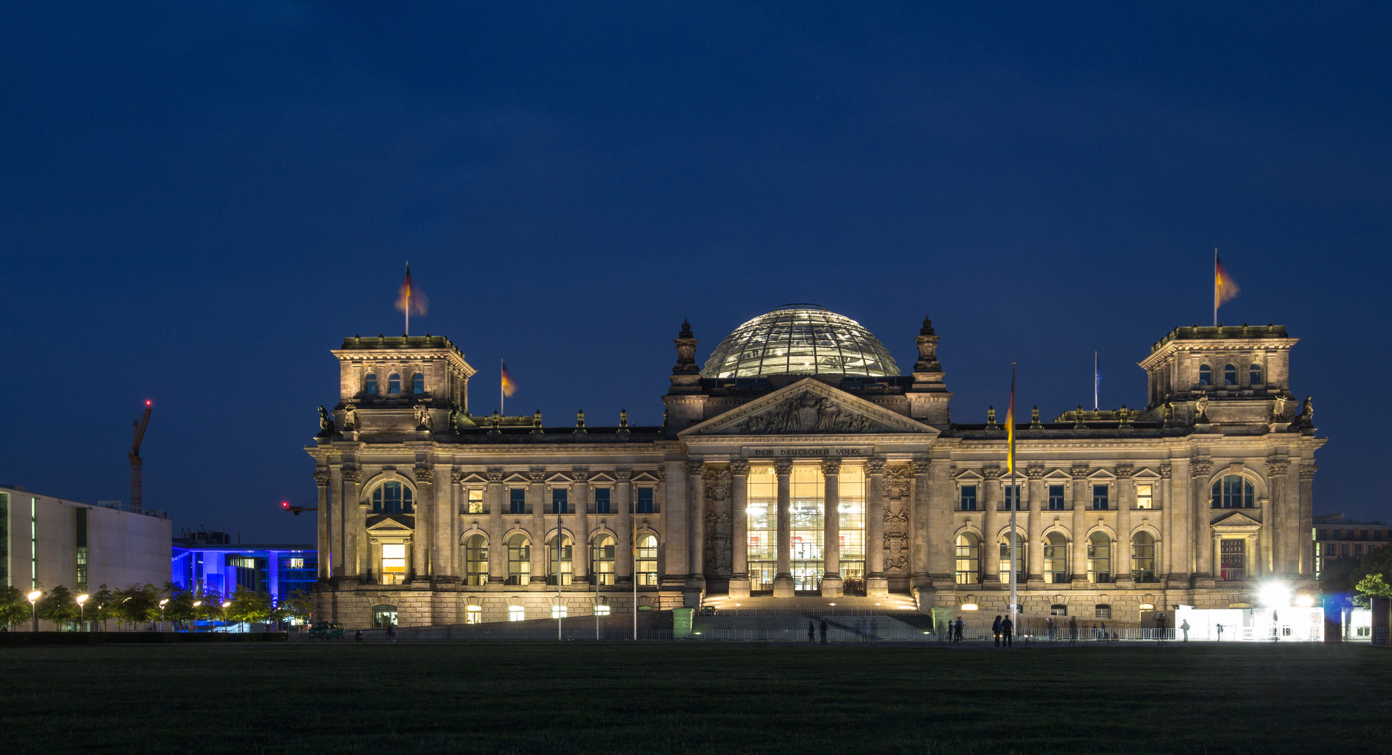 Reichstag am Abend