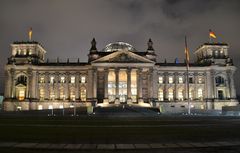 Reichstag bei Nacht