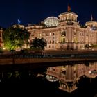 Reichstag bei Nacht