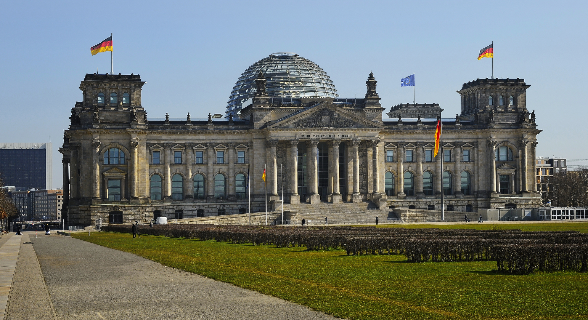 Reichstag Berlin Mitte 26.3.2020