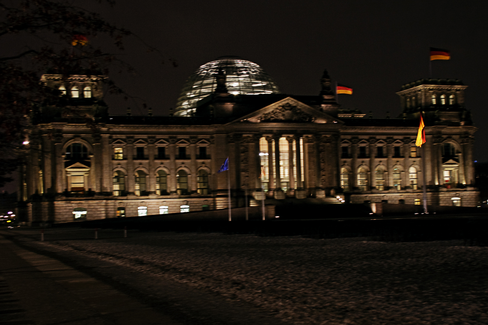 Reichstag by night