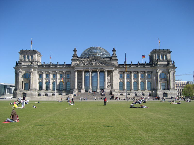 Reichstag im Frühling