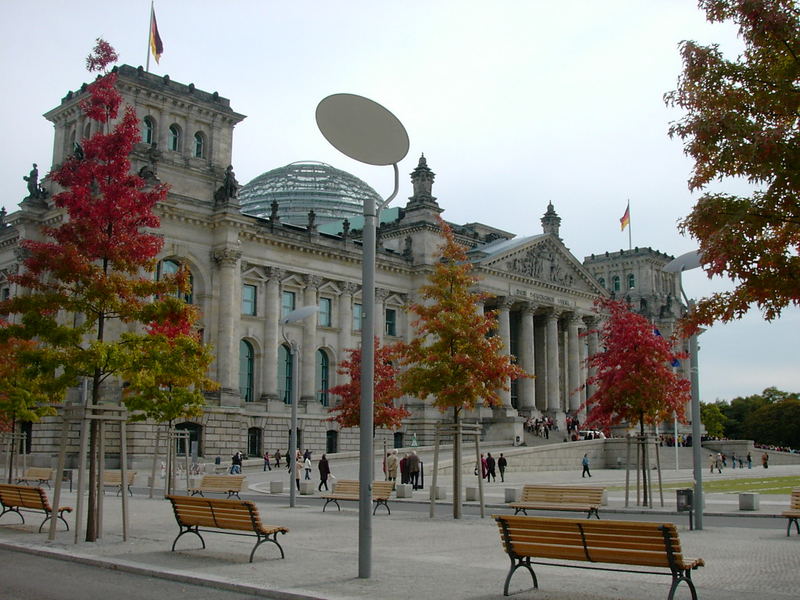 Reichstag im Herbst