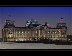 Reichstag im Schnee