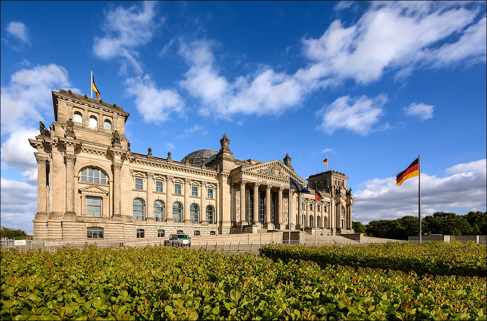 Reichstag im Sonnenlicht