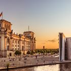 Reichstag im Sonnenuntergang