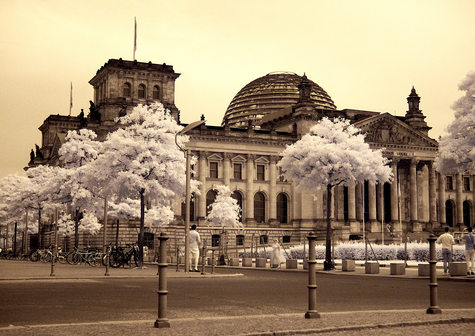 Reichstag im vintage look
