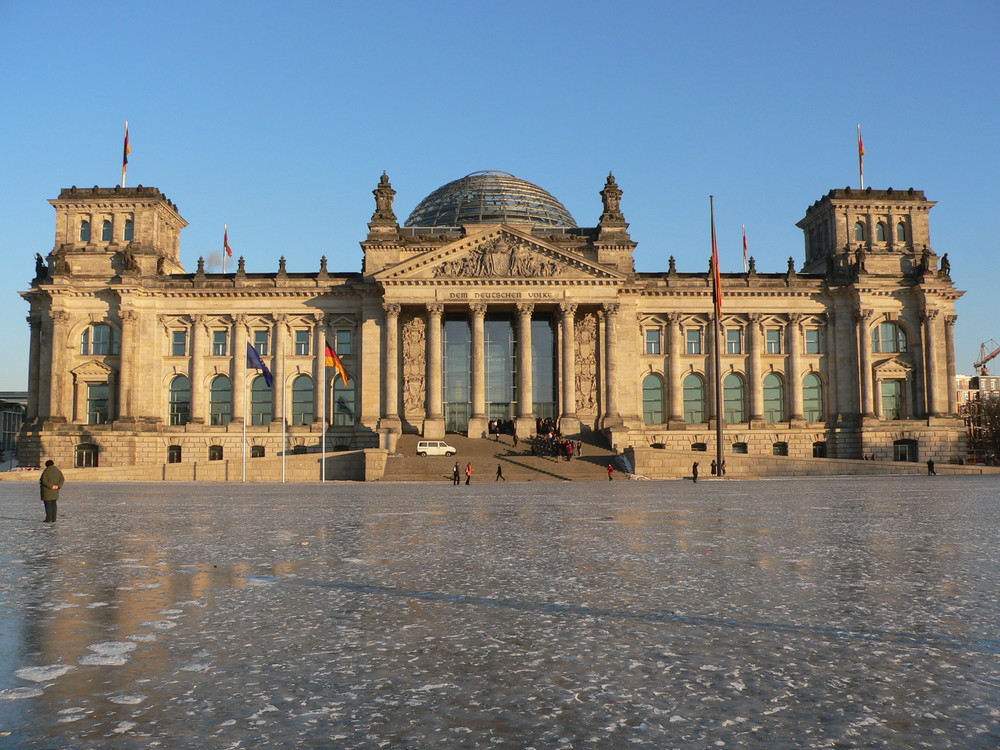 Reichstag im Winter