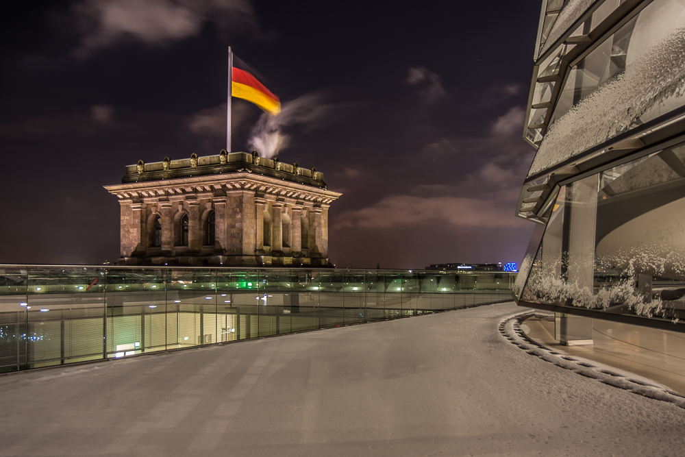 Reichstag im Winter