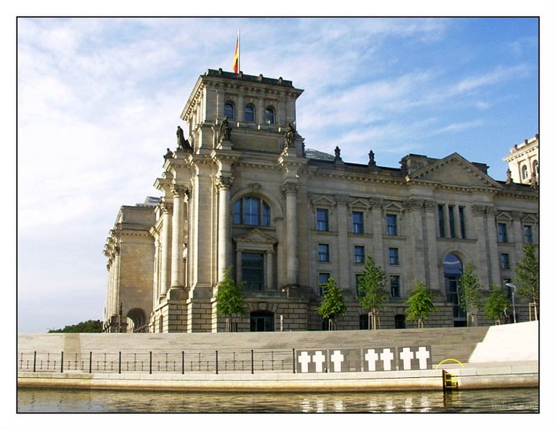 Reichstag, Plenargebäude des deutschen Bundestags