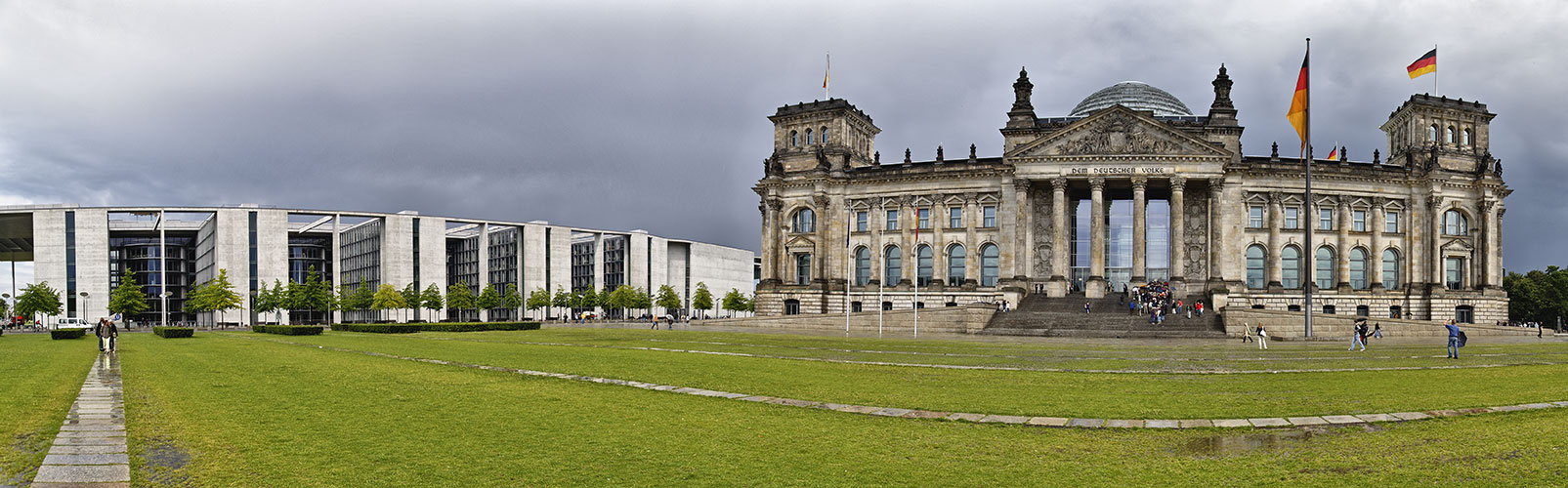 Reichstag regnerisch