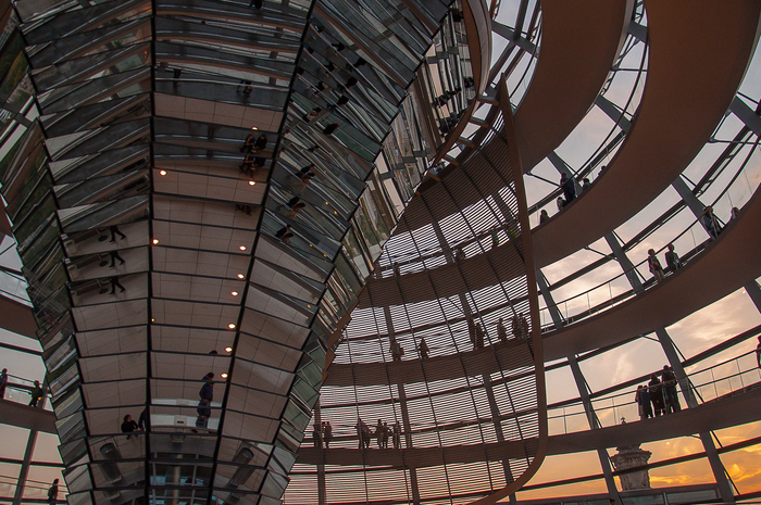 Reichstag sunset