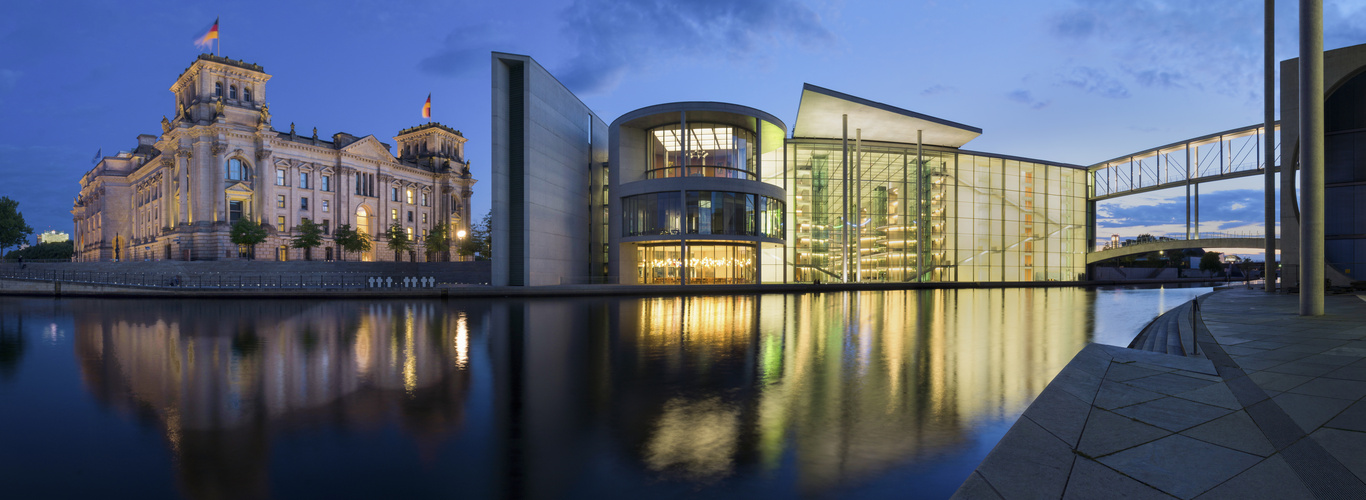 Reichstag und Paul-Löbe-Haus