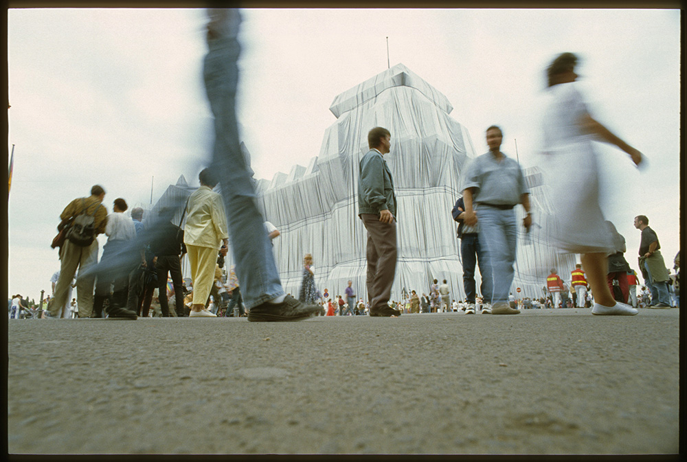 Reichstag, von Christo verpackt - Juni 1995