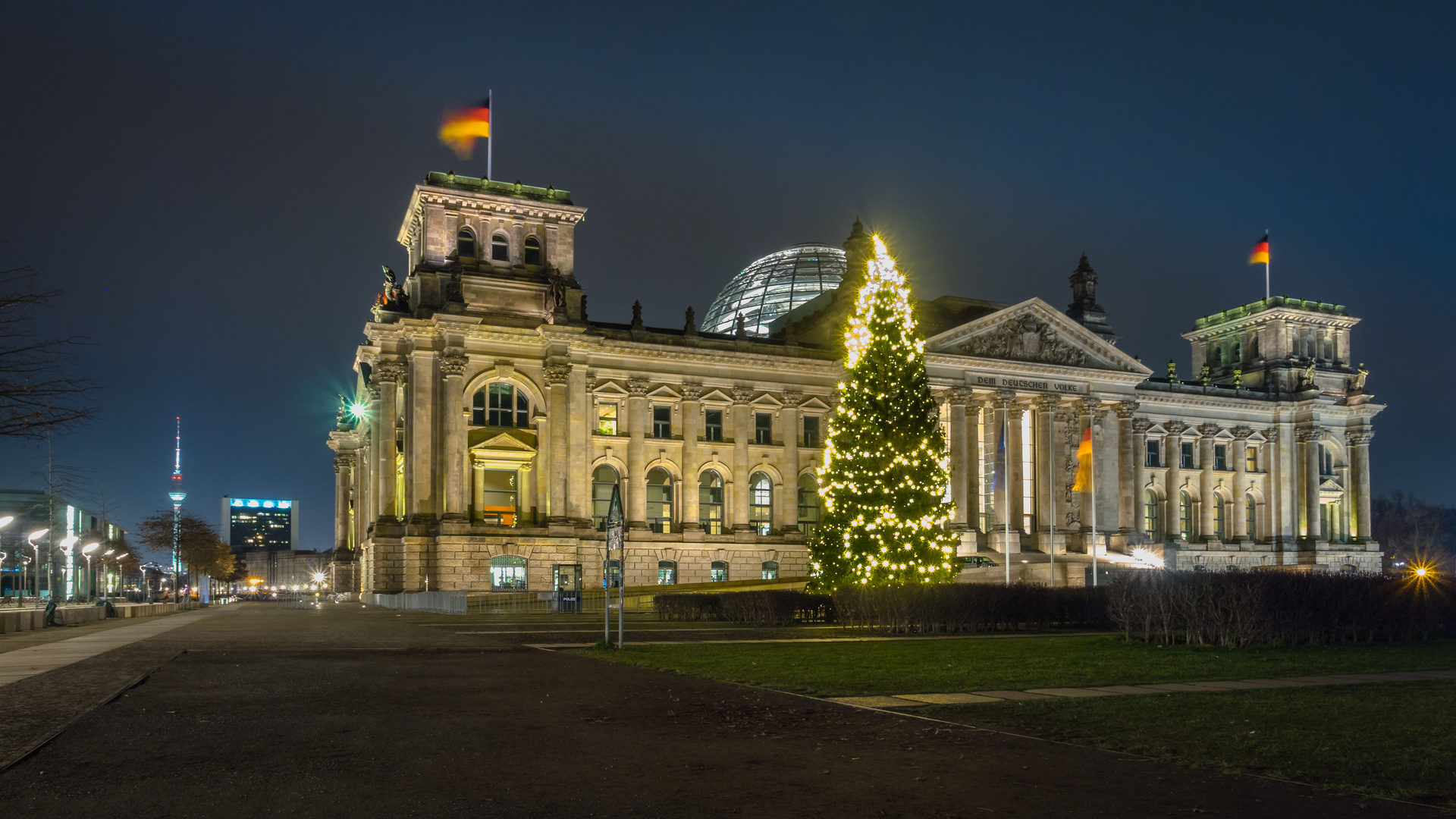 Reichstag Weihnachten 2017