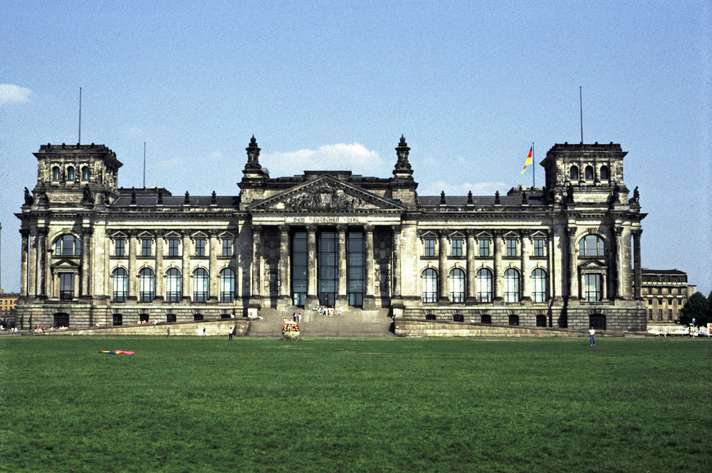 Reichstag, West Berlin, Sommer 1986