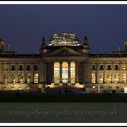 Reichstag zur blauen Stunde