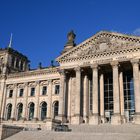 Reichstagsgebäude am Abend