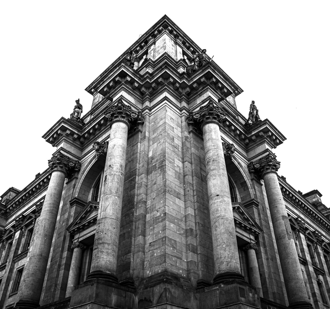 Reichstagsgebäude von einer anderen Seite