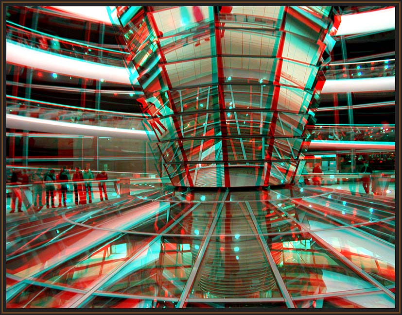 Reichstagskuppel Berlin [3D anaglyphs]