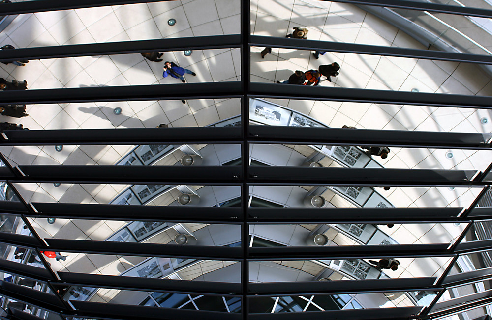 Reichstagskuppel Berlin, Innenleben