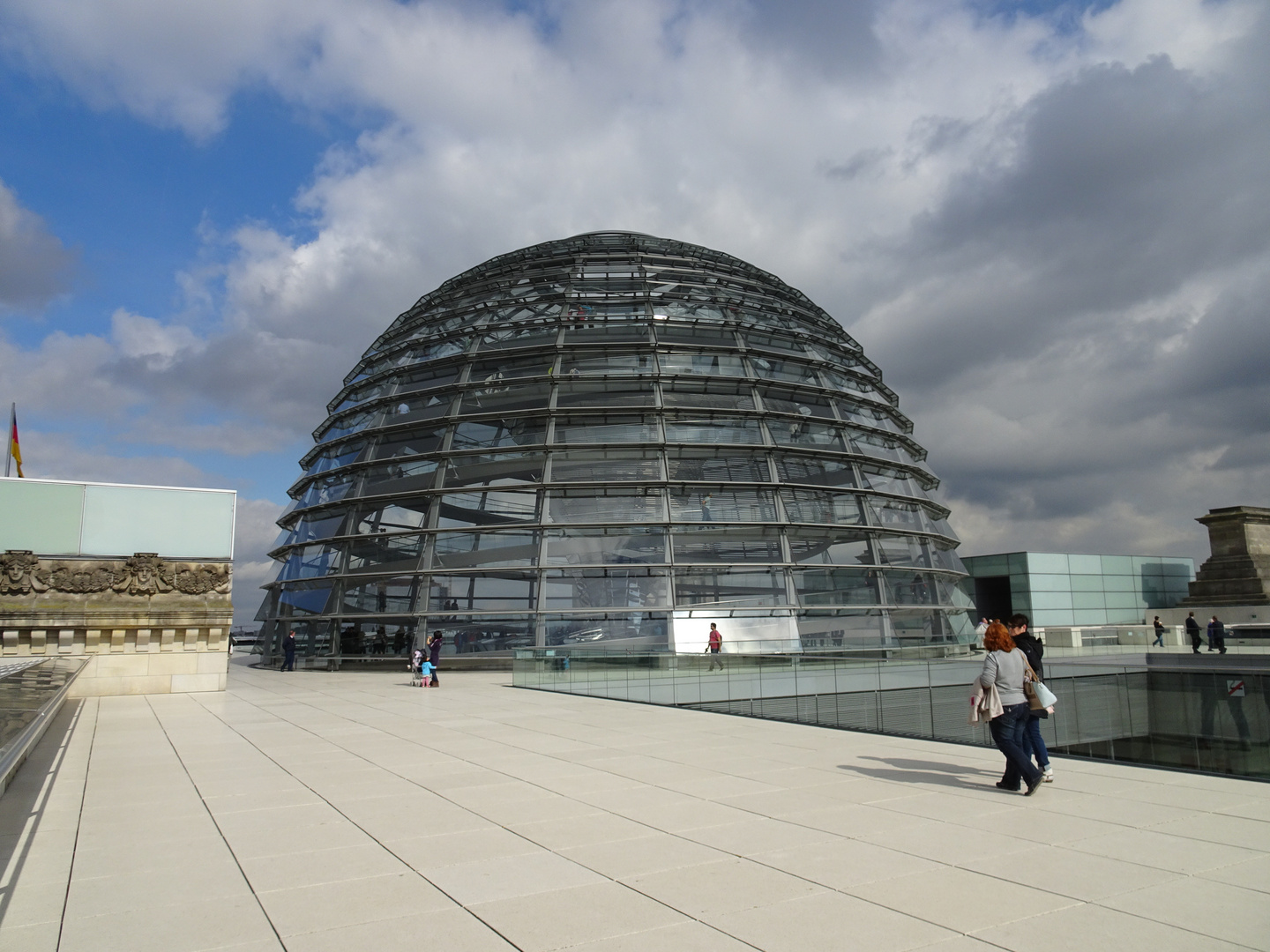 Reichstagskuppel (Deutscher Bundestag) Berliner Reichstag II