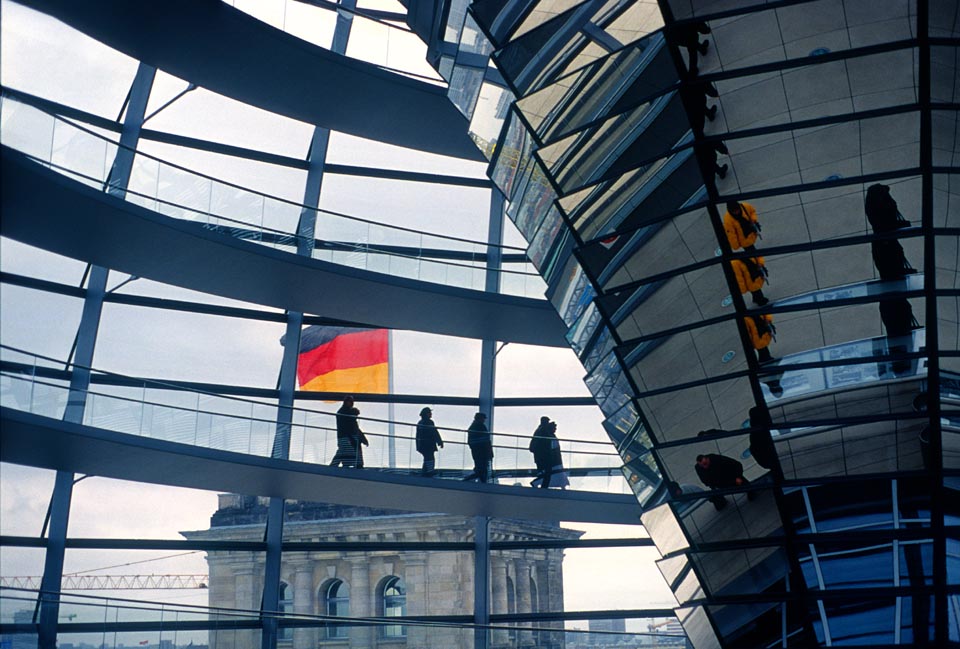 Reichstagskuppel in Berlin