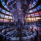 Reichstagskuppel und Sonnenuntergang - eine perfekte Kombination ll