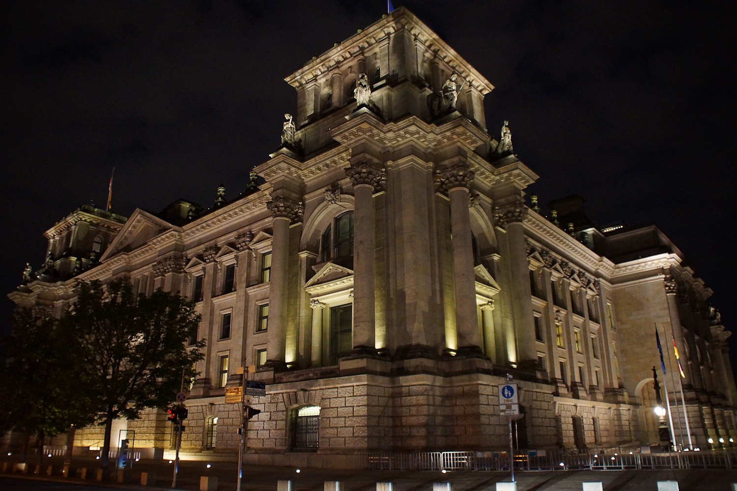 Reichtstag bei Nacht