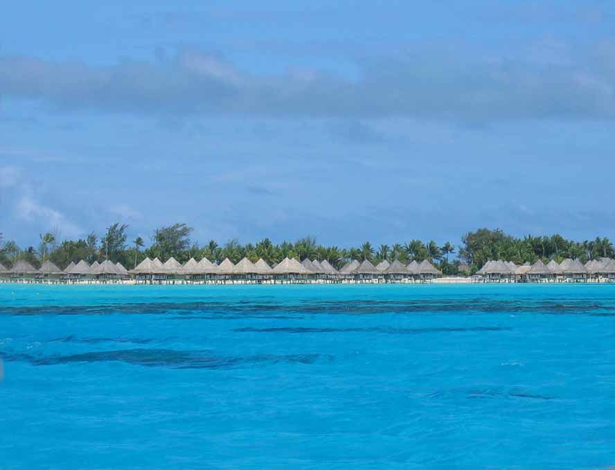 Reihenhaussiedlung mal anders - Bora Bora