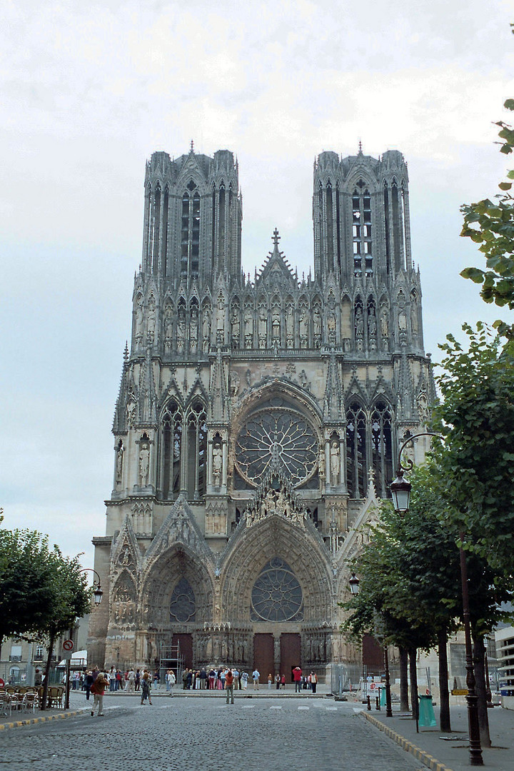 Reims, Francia, la Cattedrale di Notre Dame