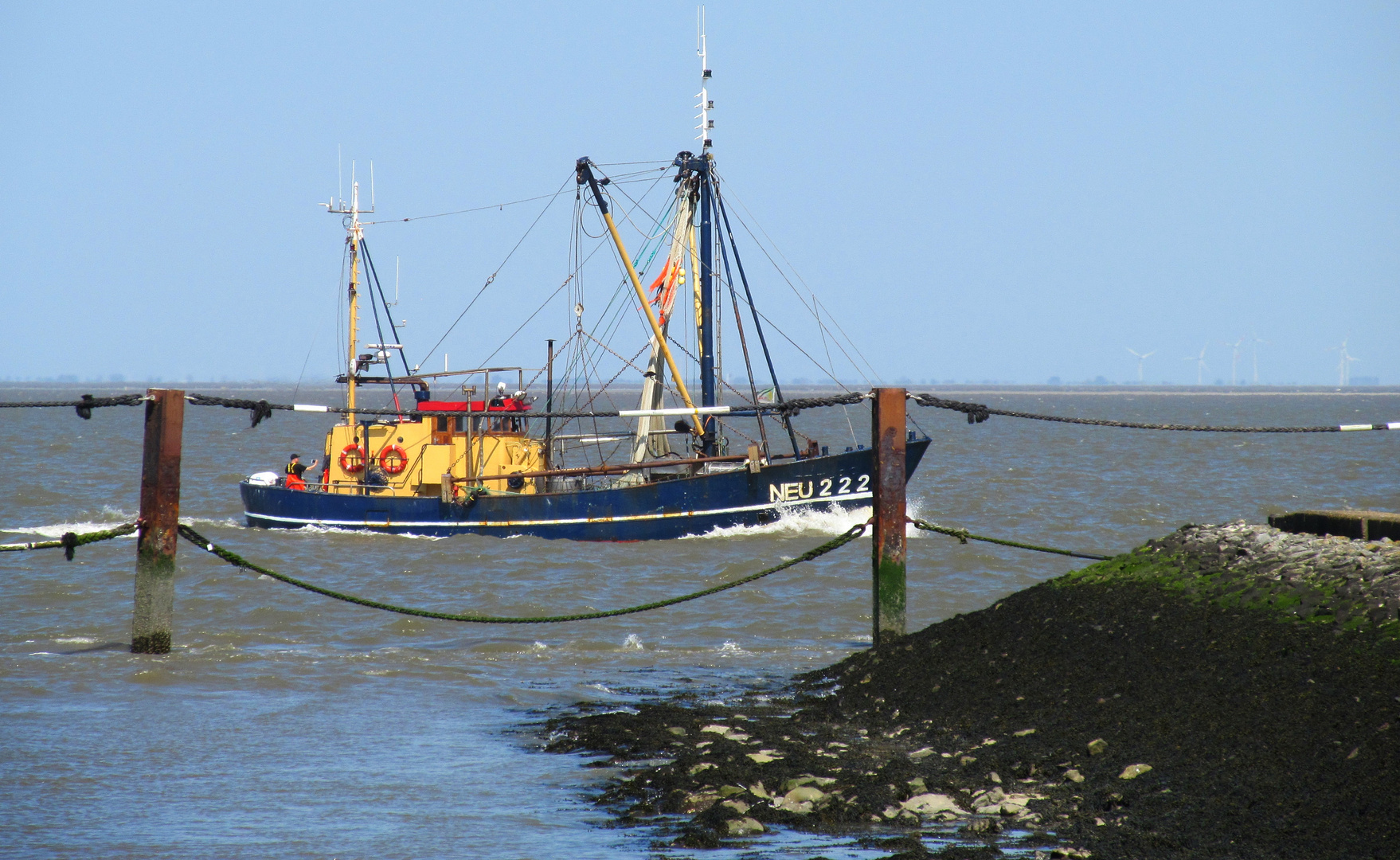 rein in den Hafen ...