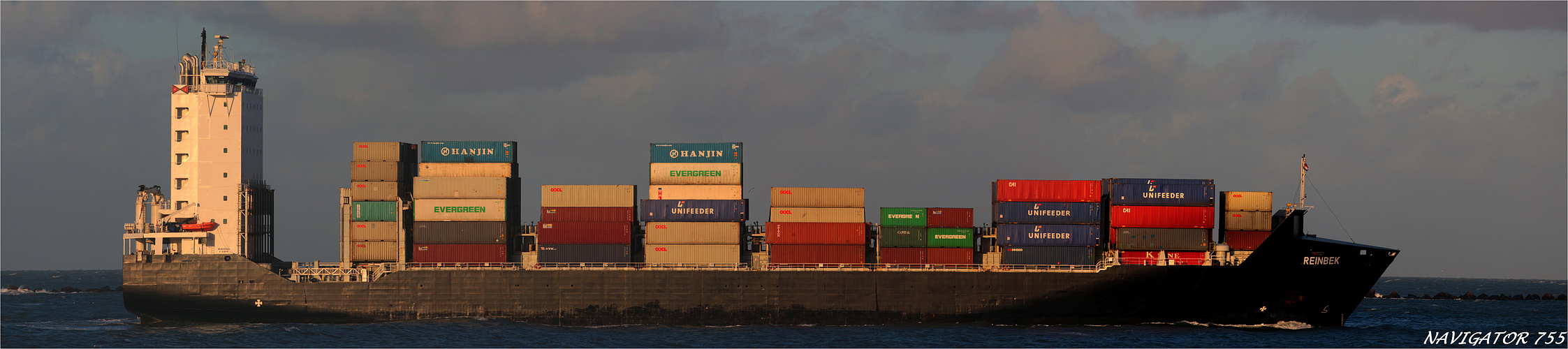 REINBEK / Container Ship / Rotterdam / Bitte scrollen!