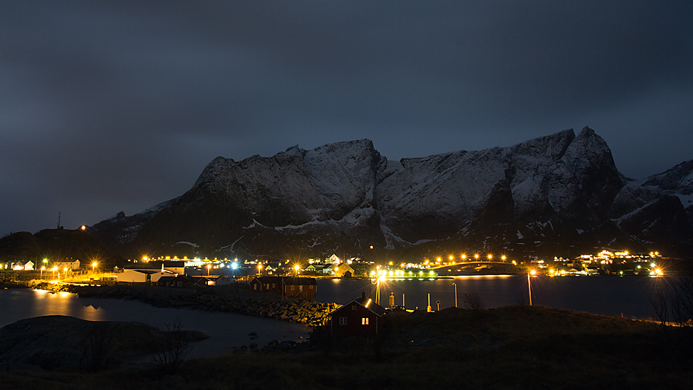 Reine at Night