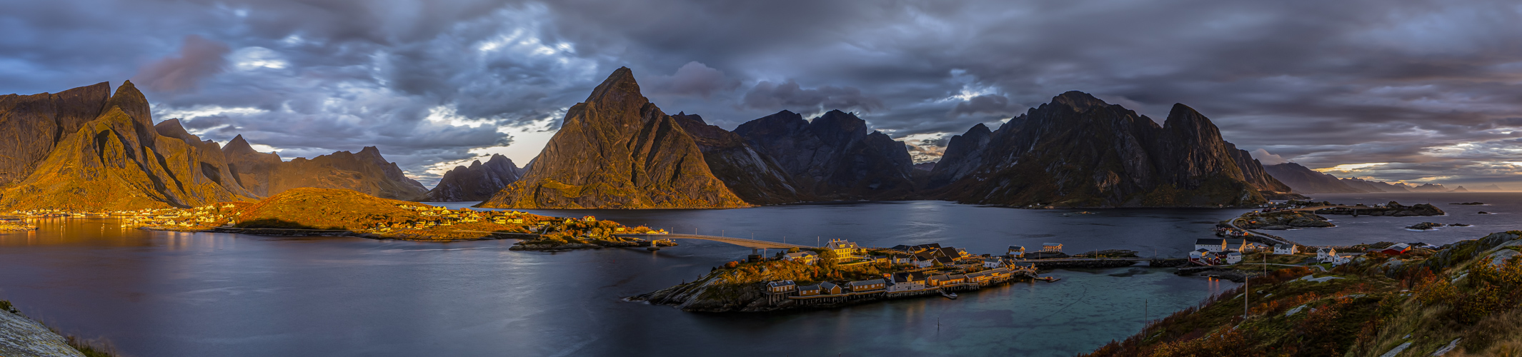 Reine im herbstlichen Morgenlicht - II