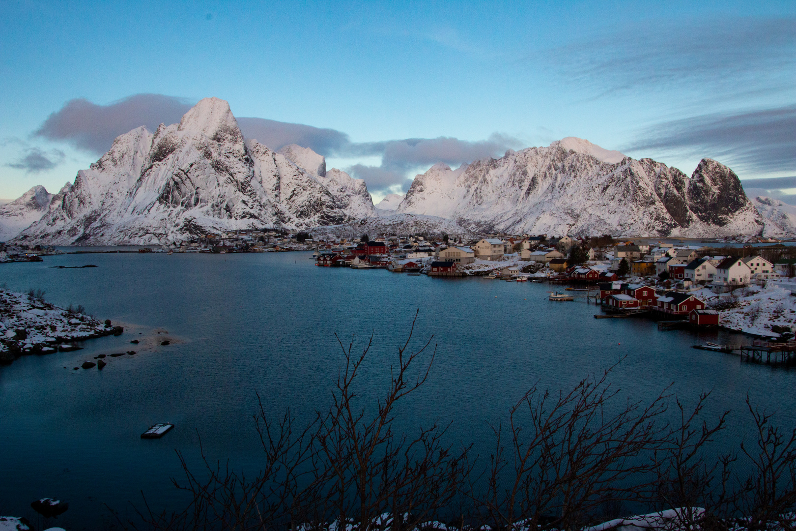 Reine, Lofoten im Winter