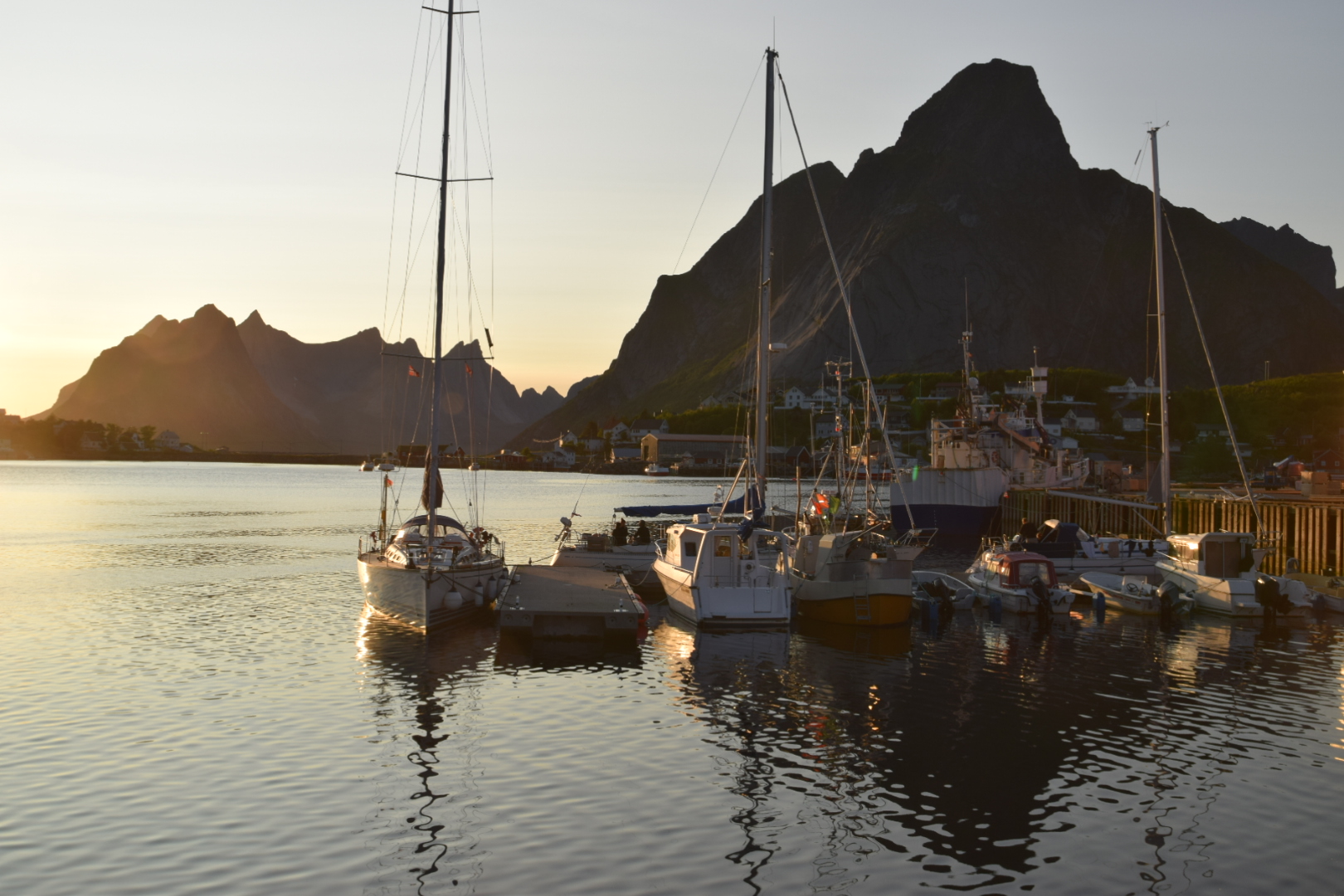 Reine Sonnenuntergang