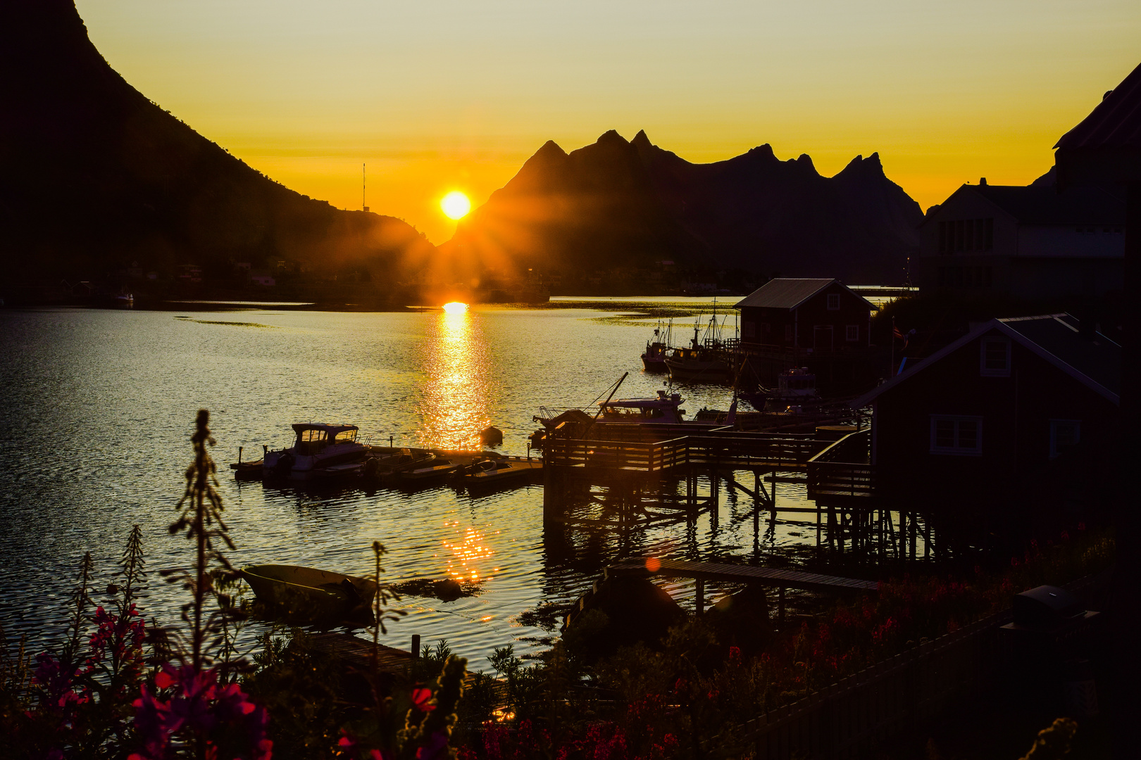 Reine Sonnenuntergang