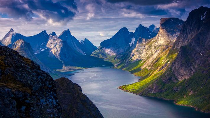 Reinebringen im Abendlicht